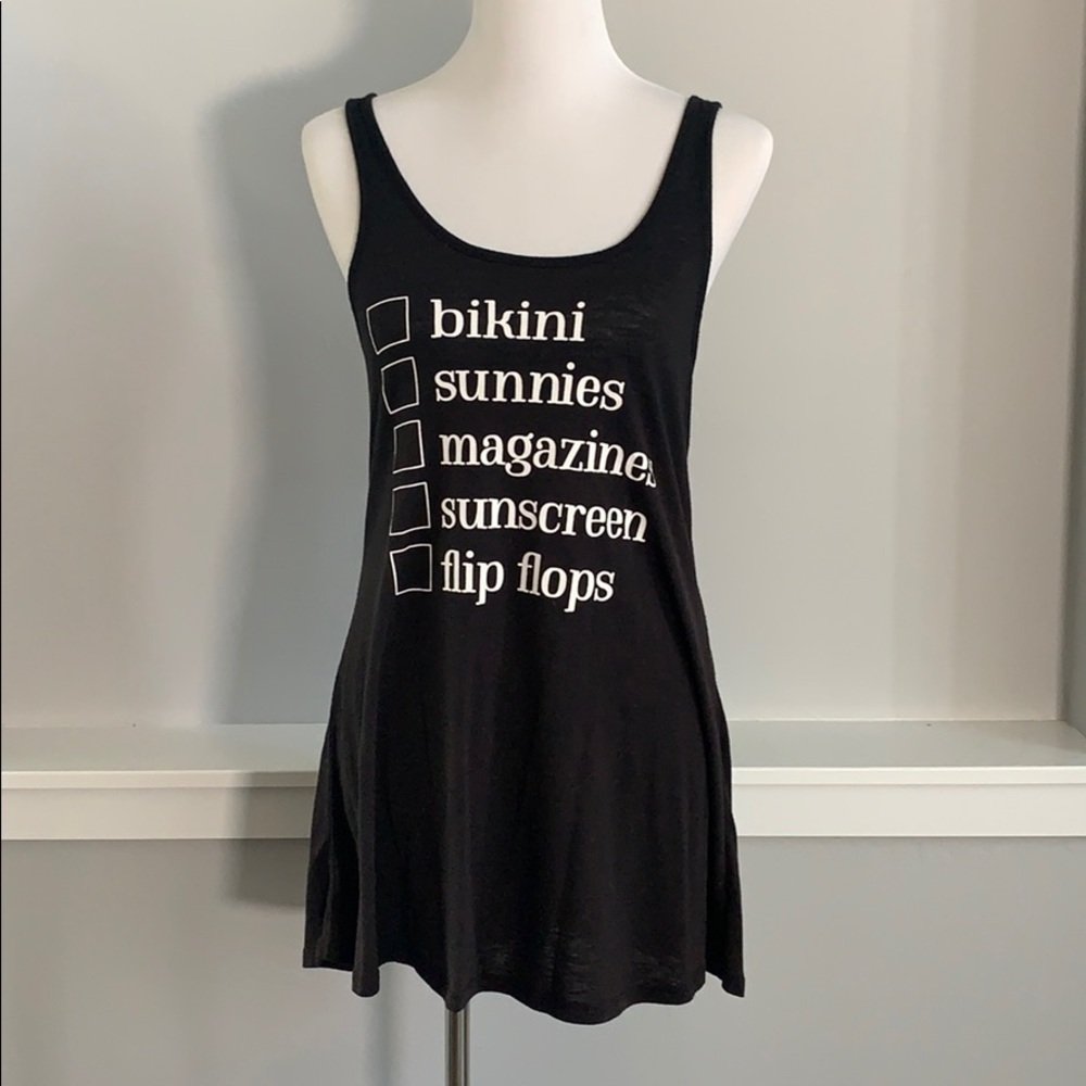 Little black swim cover-up